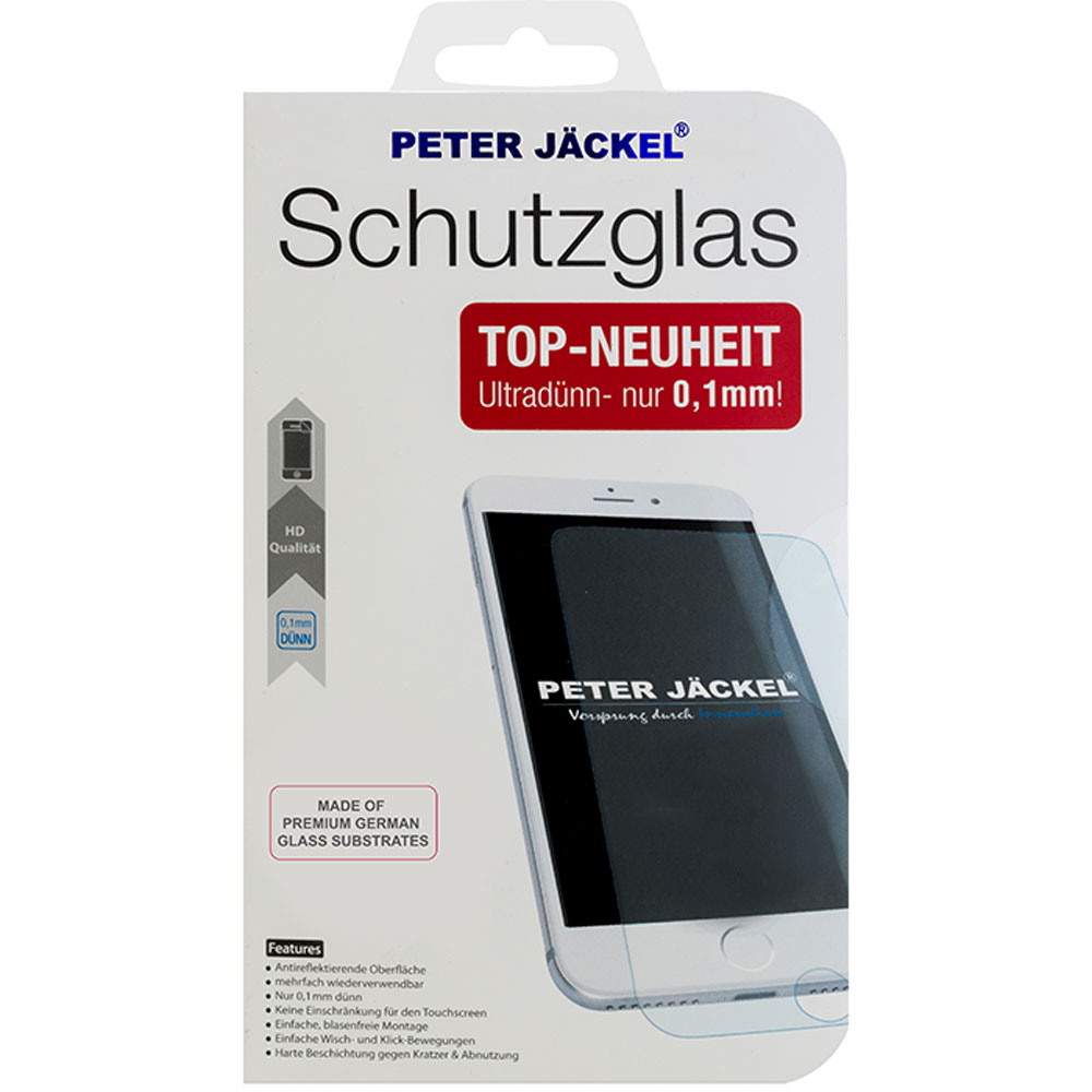 PETER JÄCKEL HD SCHOTT Glass 0,1 mm für Apple iPhone 6/ 6S/ 7/ 8/ SE (2021)