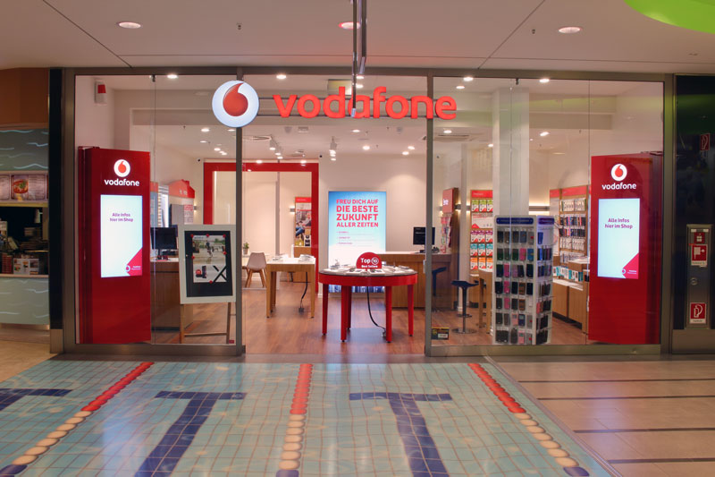 Vodafone Shop Hamburger Meile Hamburger Str. 19-47 EKZ 22083 Hamburg Aussenansicht