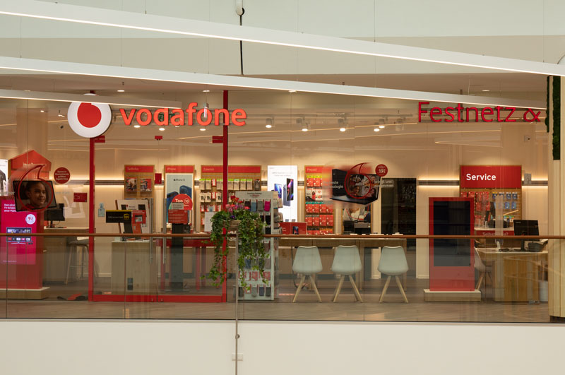Vodafone Shop Hamburg Wandsbek Quarree Vorderansicht