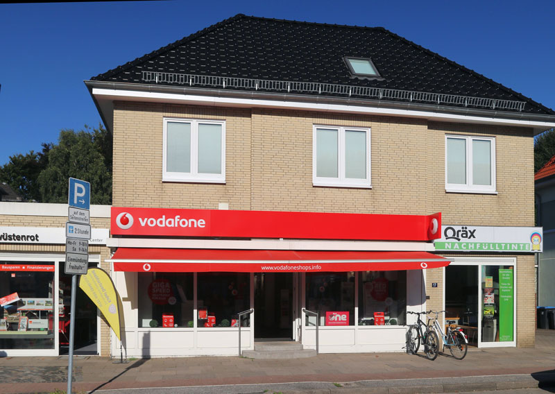 Vodafone Shop Schnelsen Außenansicht