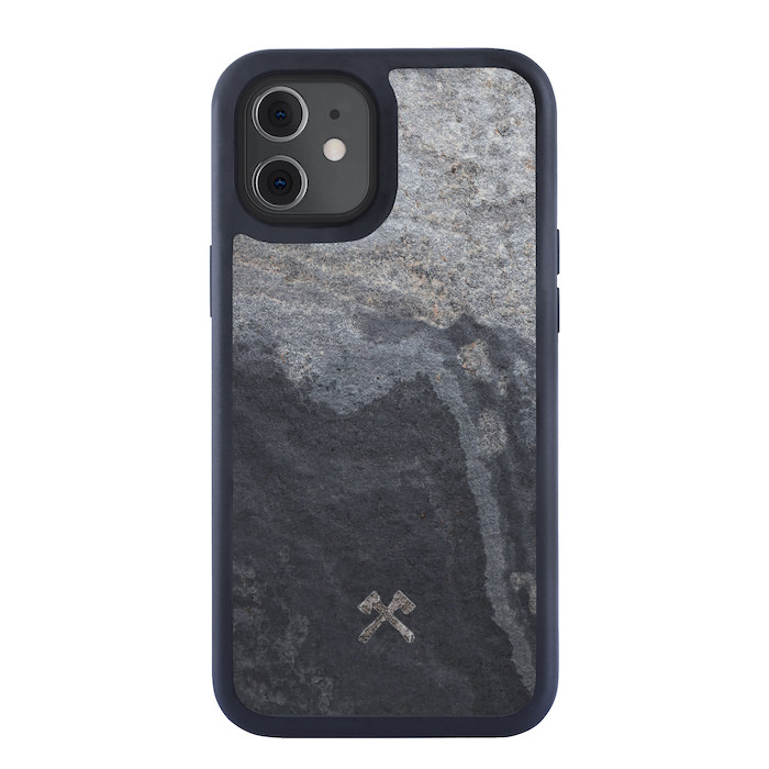 Woodcessories Bumper Stone Case Stein grau grey iphone 12 pro