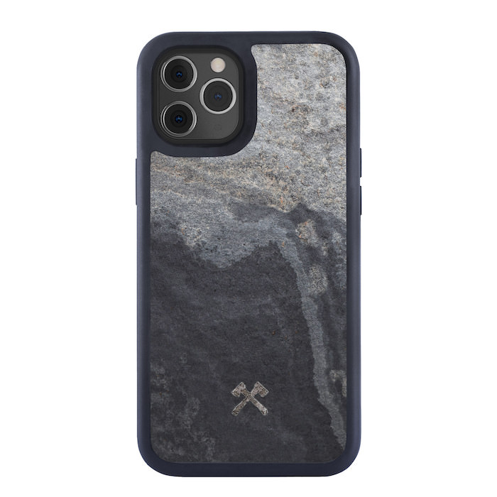 Woodcessories Bumper Stone Case Stein grau grey iphone 12 pro max